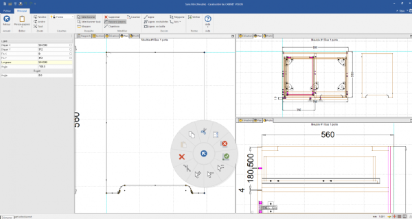 Cabinet Vision shaping in Alphacam