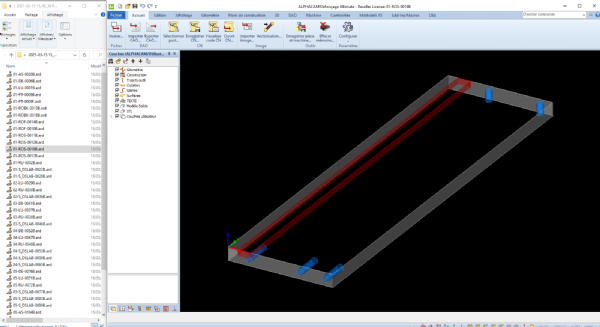 Cabinet Vision panel in Alphacam