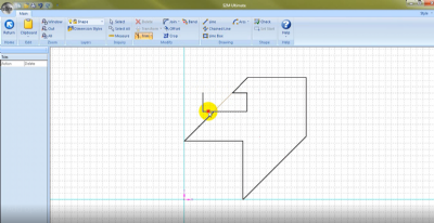 Adaptation de la forme de pièces en provenance de Dynaplan dans Screen to Machine