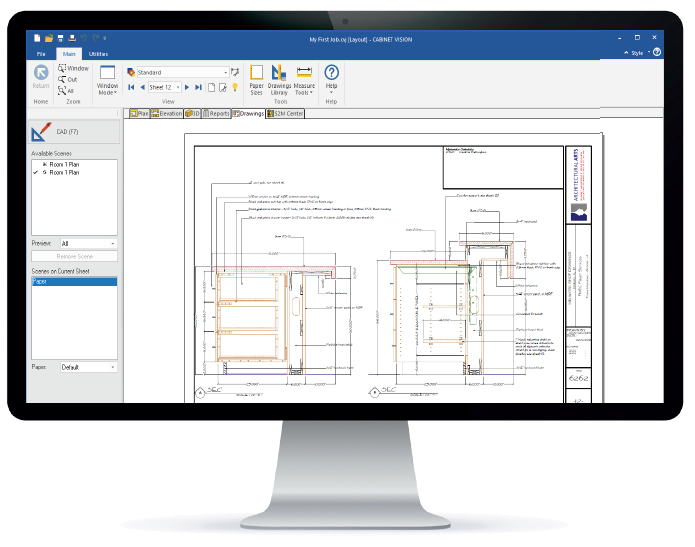 Gestion des dessins techniques avec CABINET VISION