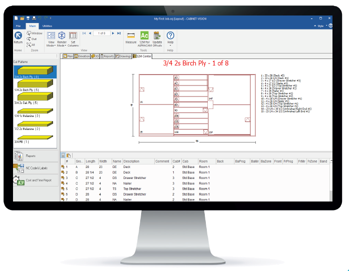 Optimisation des débits de panneaux avec CABINET VISION