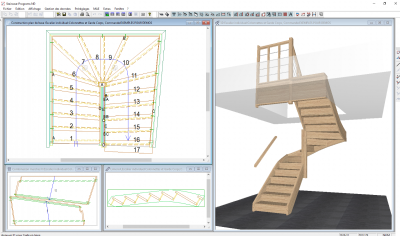 Réalisation d'un escalier pour production avec S2M