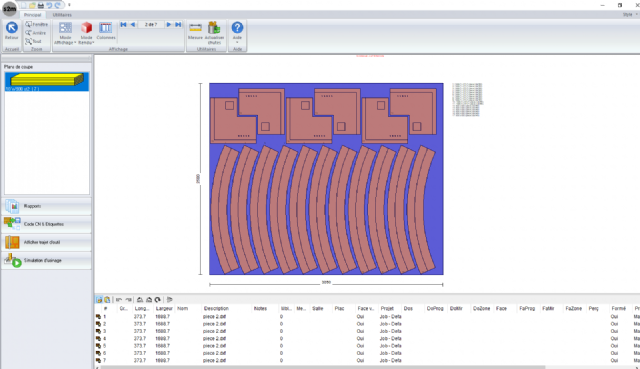 Imbrication automatique de fichiers dxf avec S2M Center