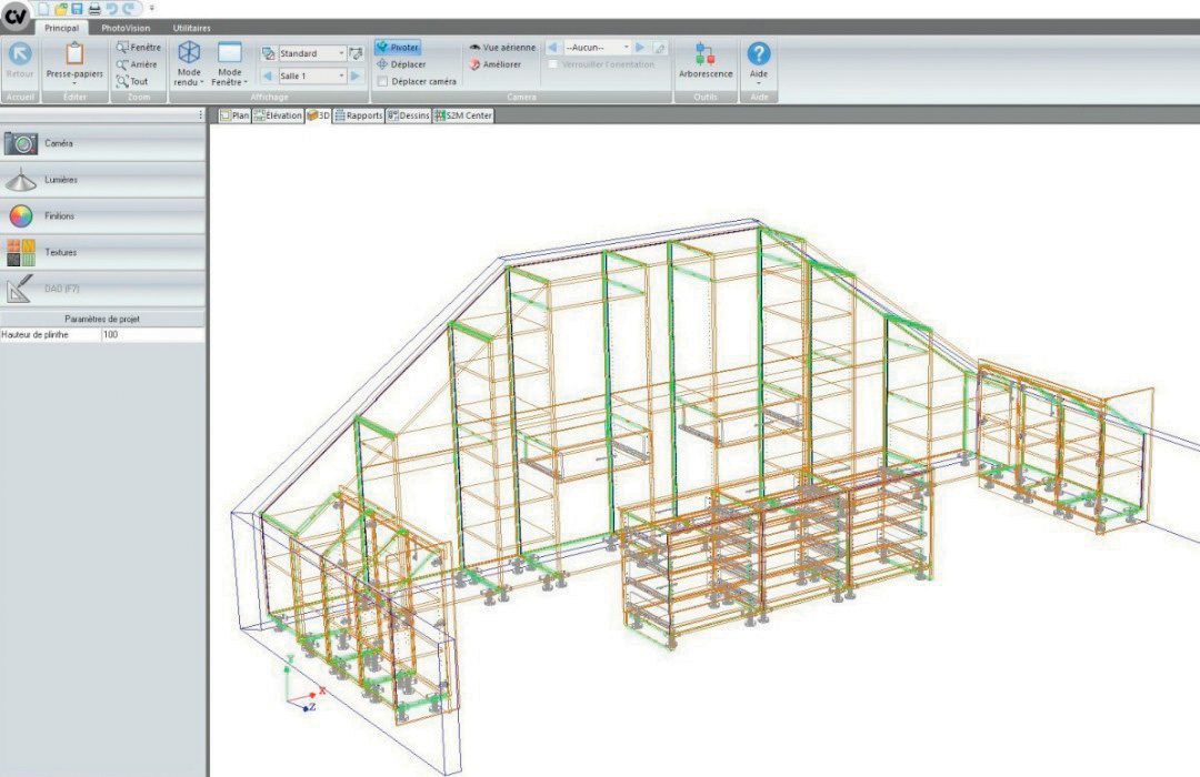 Projet de production de placard sous pente avec Cabinet Vision