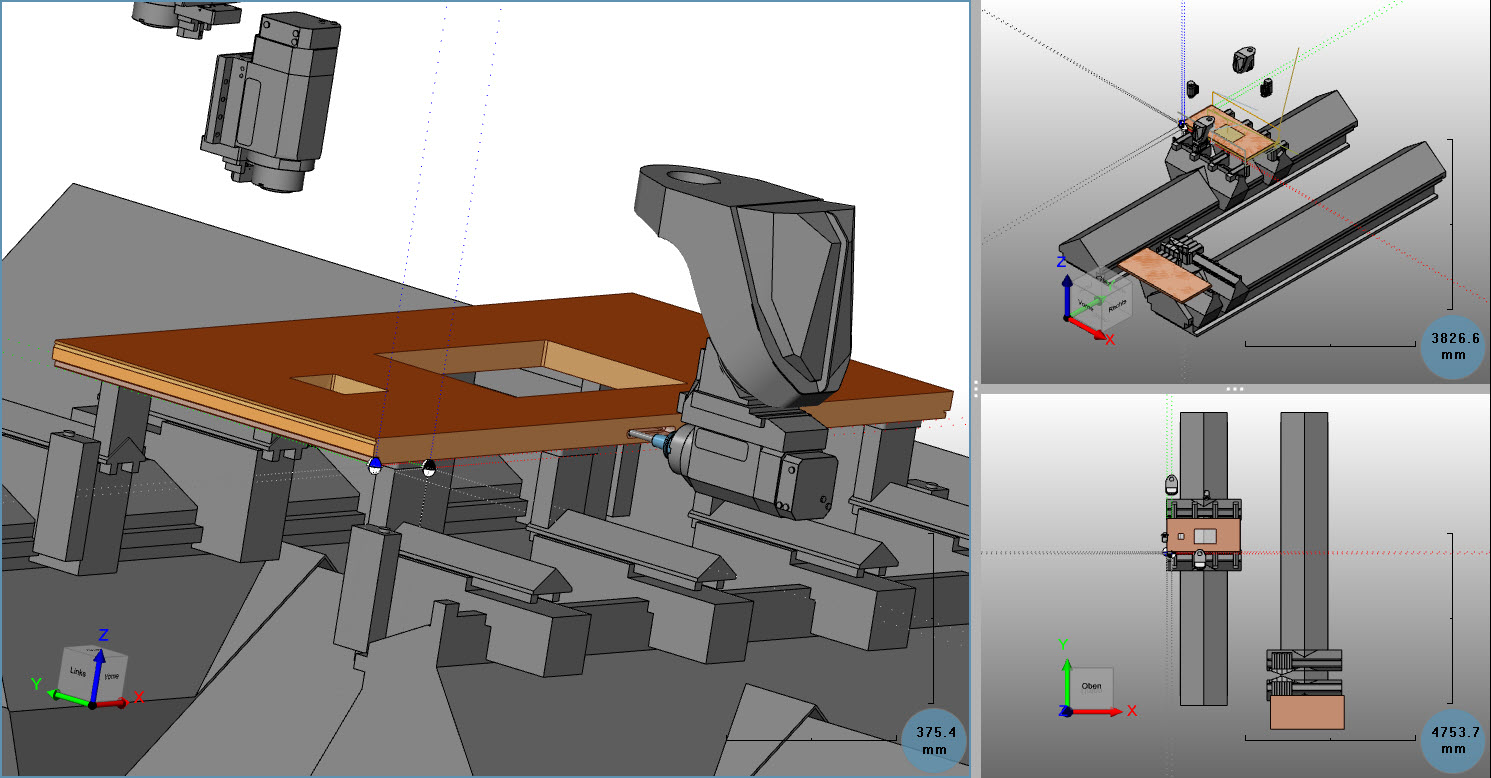 Production de portes sur toutes les machines CNC habituelles