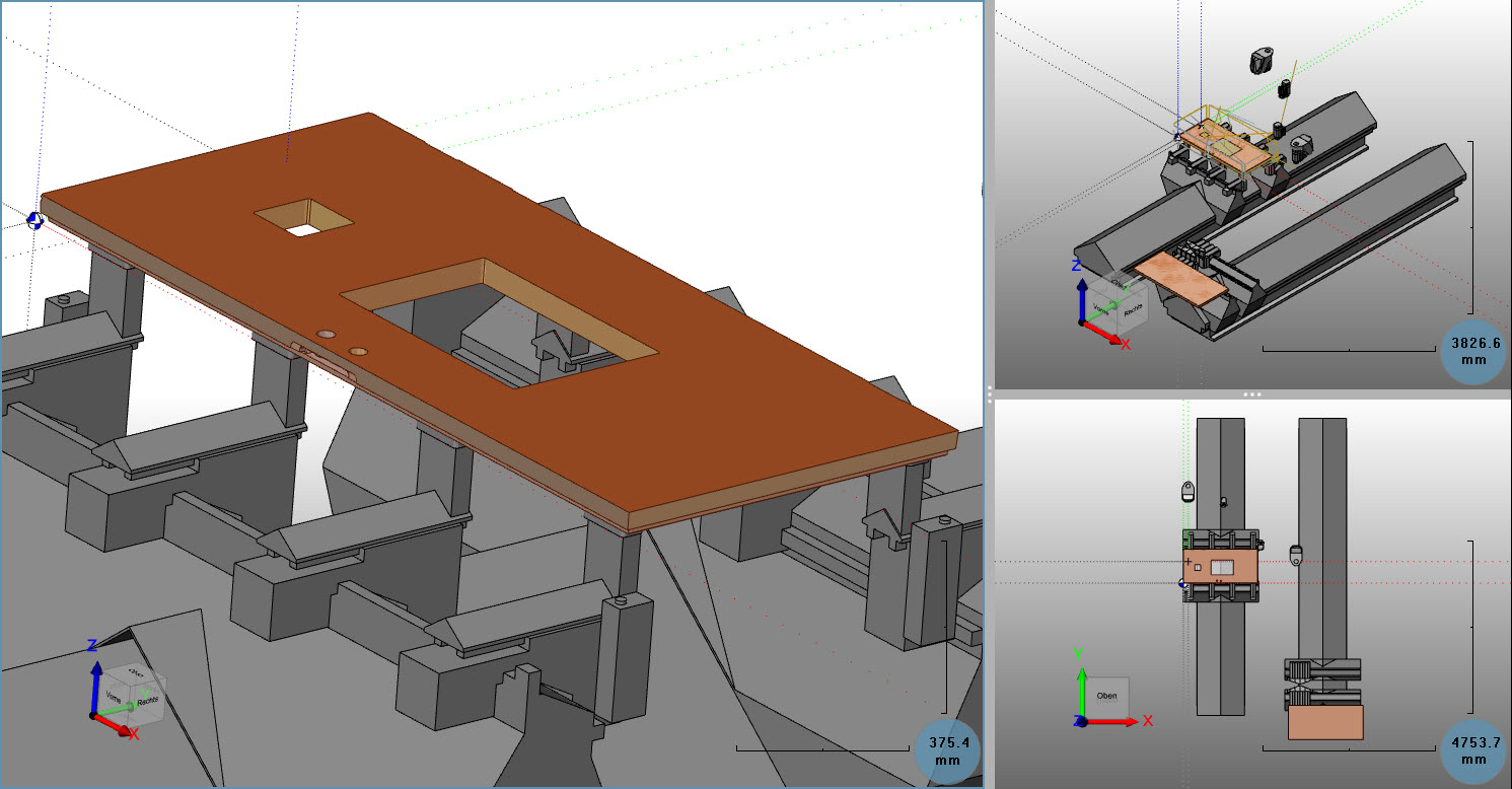 Production de portes sur toutes les machines CNC habituelles