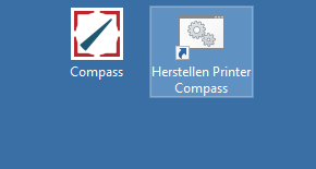 Grootformaatprinters beheren met Compass-software