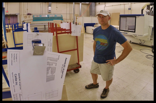 Organisation de l'atelier de fabrication avec Cabinet Vision